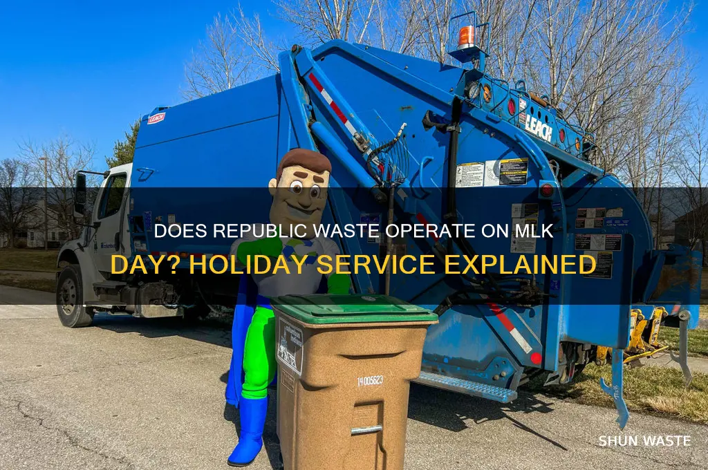 does republic waste work on mlk day