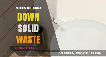 Does RidX Effectively Break Down Solid Waste in Septic Systems?