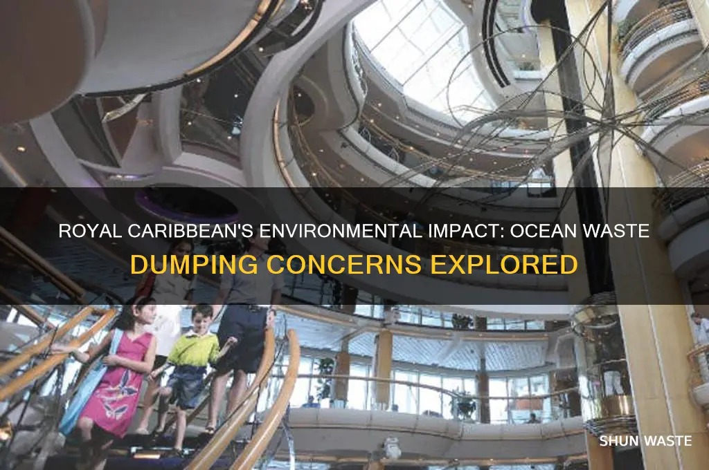 does royal caribbean dump waste into the ocean
