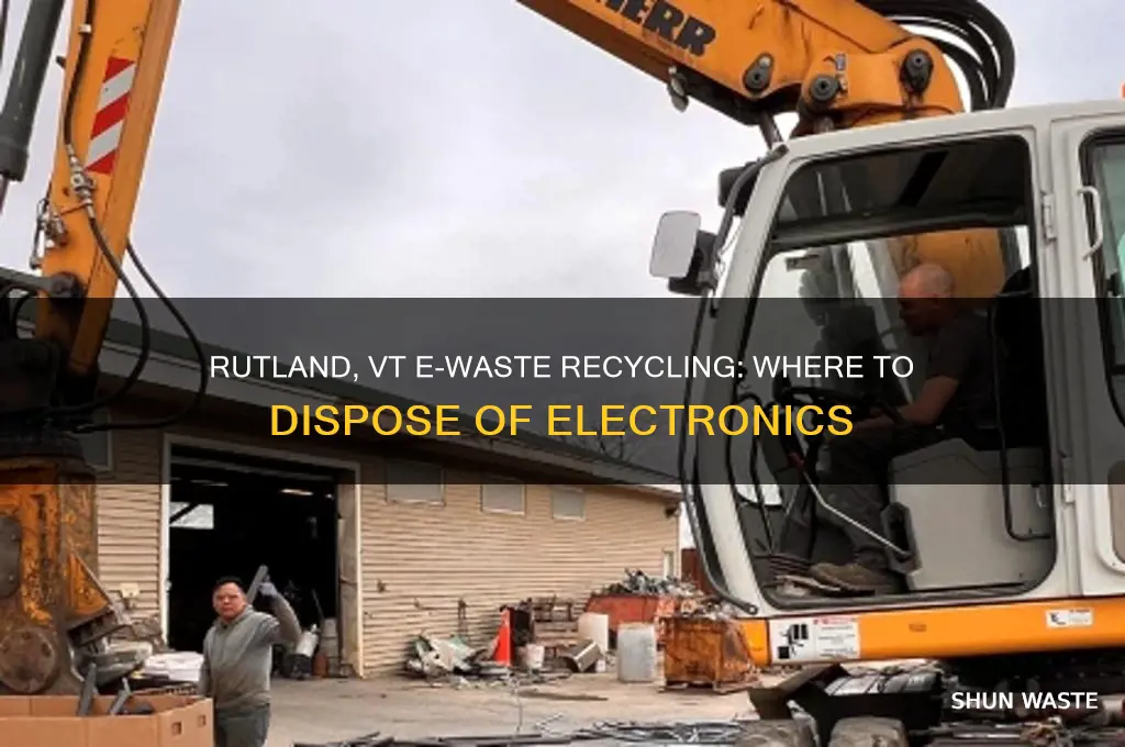 does rutland vt have an e waste recycling area