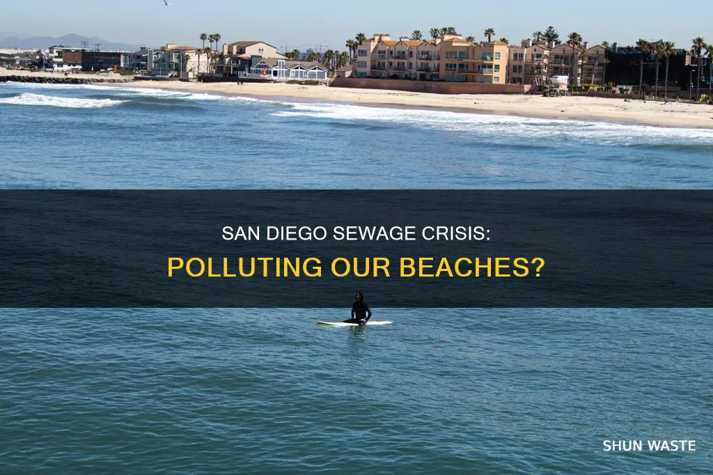 does san diego pollute beaches with sewage
