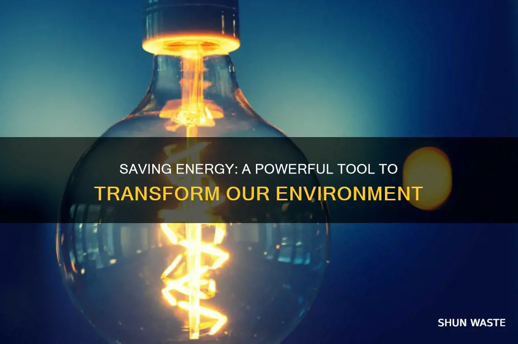 does saving energy change the environment