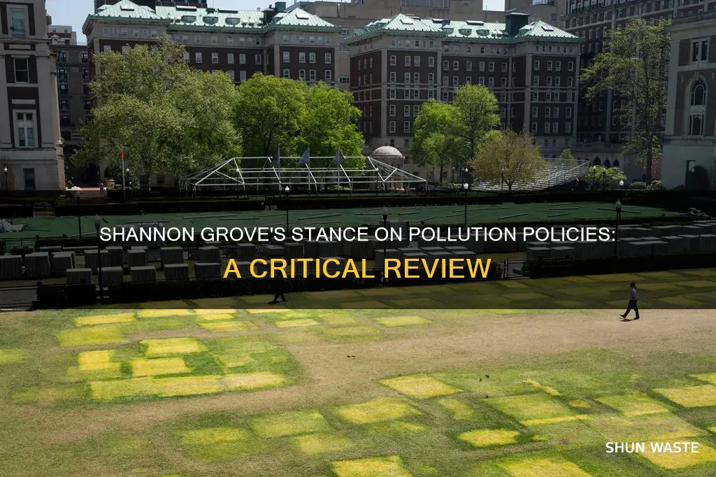 does shannon grove approve pollution polices