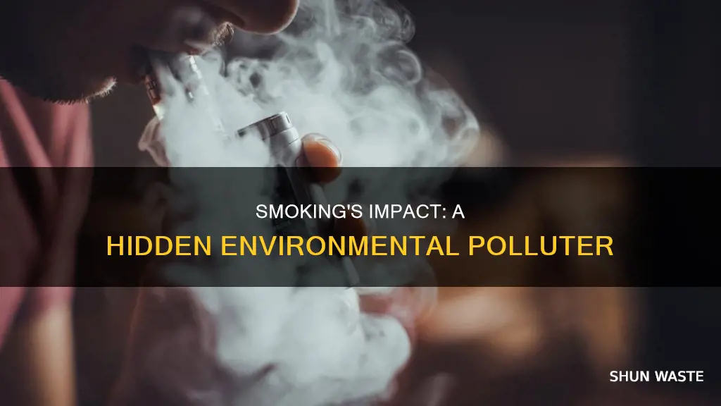 does smoking cause pollution