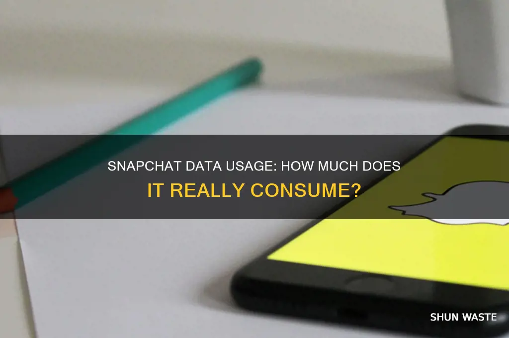 does snapchat waste a lot of data