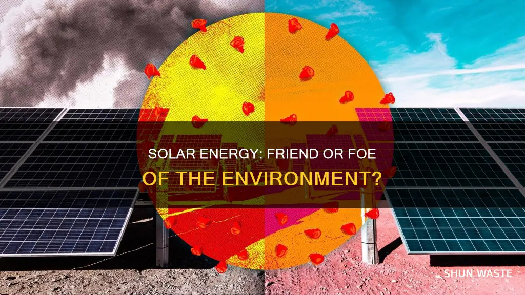 does solar energy pollute the environment
