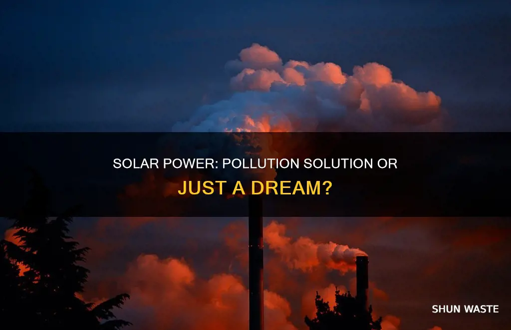 does solar energy reduce pollution