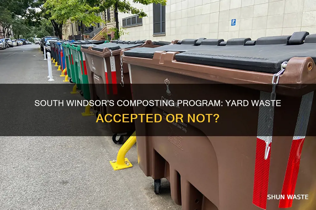 does south windsor accept yard waste for composting
