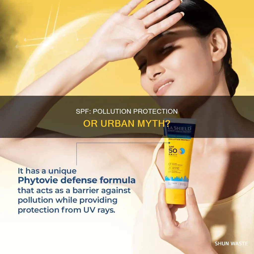 does spf protect against pollution