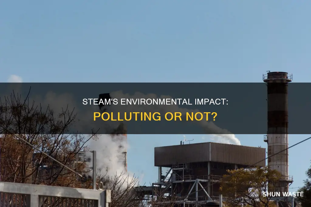 does steam pollute the enviornment