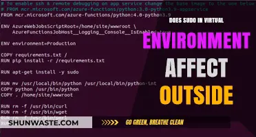 Does Sudo in Virtual Environments Impact the Host System?