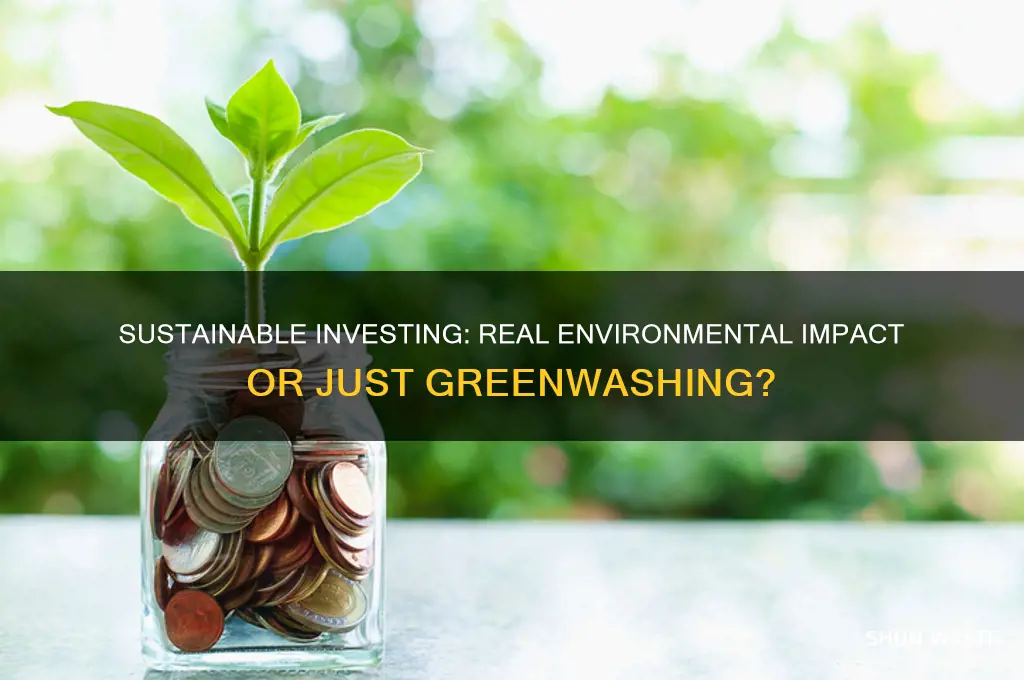 does sustainable investing really help the environment