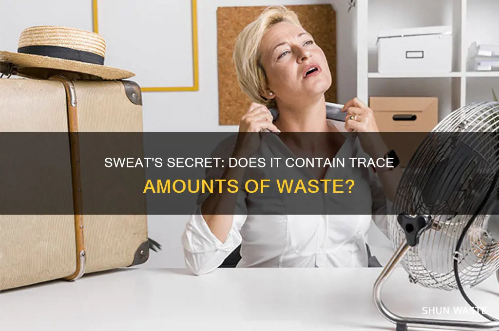 does sweat have a small amount of waste