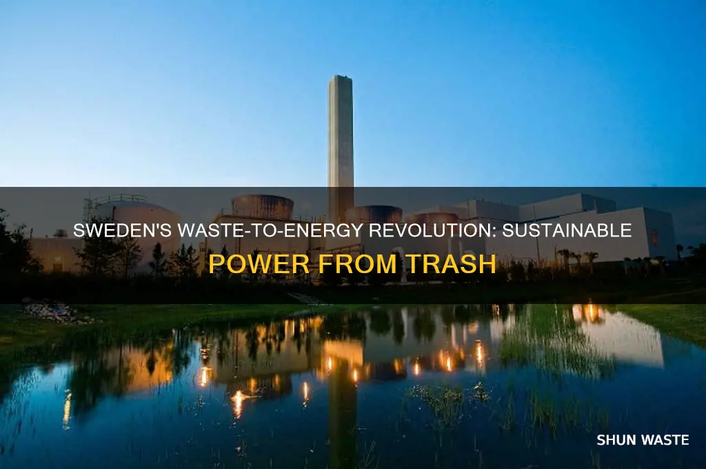 does sweden use waste for en energy