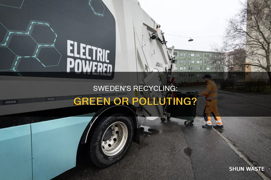 does swedens recycling create pollution