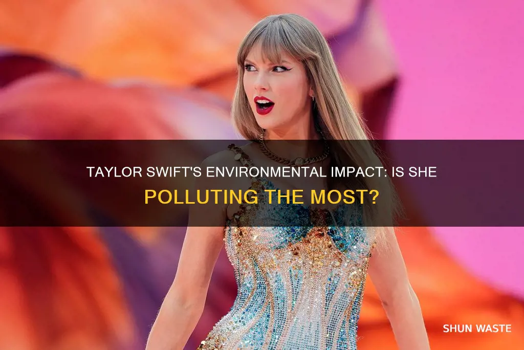 does taylor swift pollute the most
