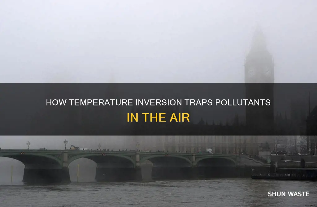 does temperature inversion traps pollutants