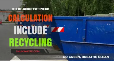 Recycling's Role: Is It Factored in Daily Waste Averages?