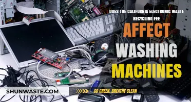 California E-Waste Fee: Impact on Washing Machine Recycling Explained