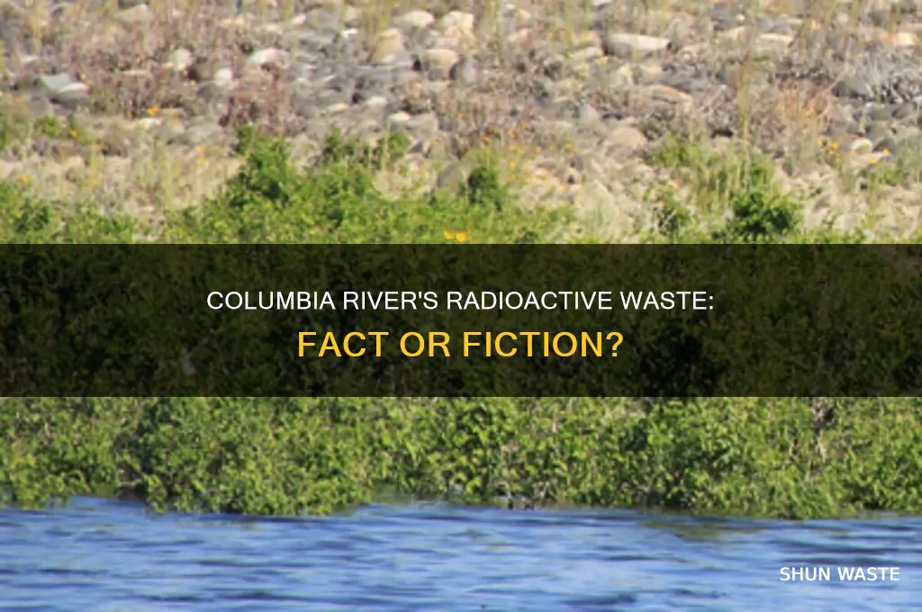 does the ccolumbia river have radioactive waste in it