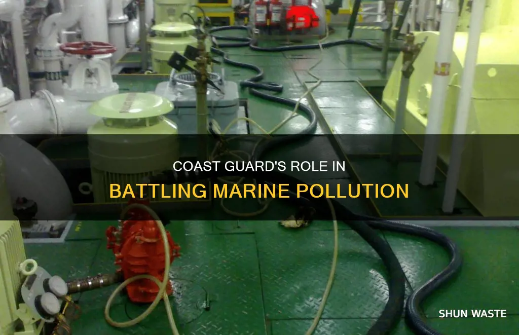 does the coast guard stop pollution