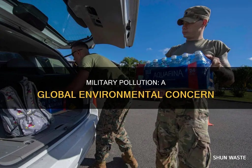 does the military pollute