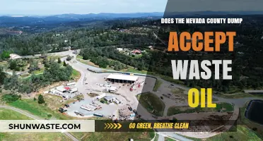 Nevada County Dump: Waste Oil Disposal Guidelines and Acceptance Policies