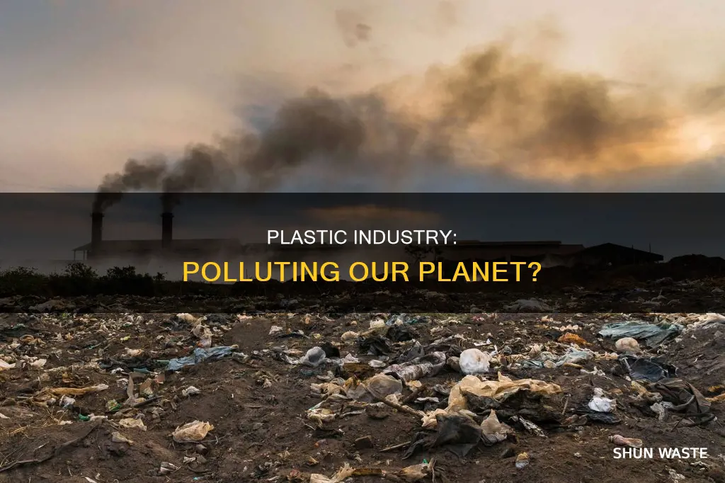 does the plastics industry pollute