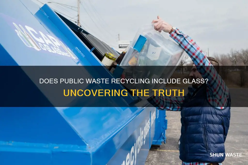does the public waste system recycle glass