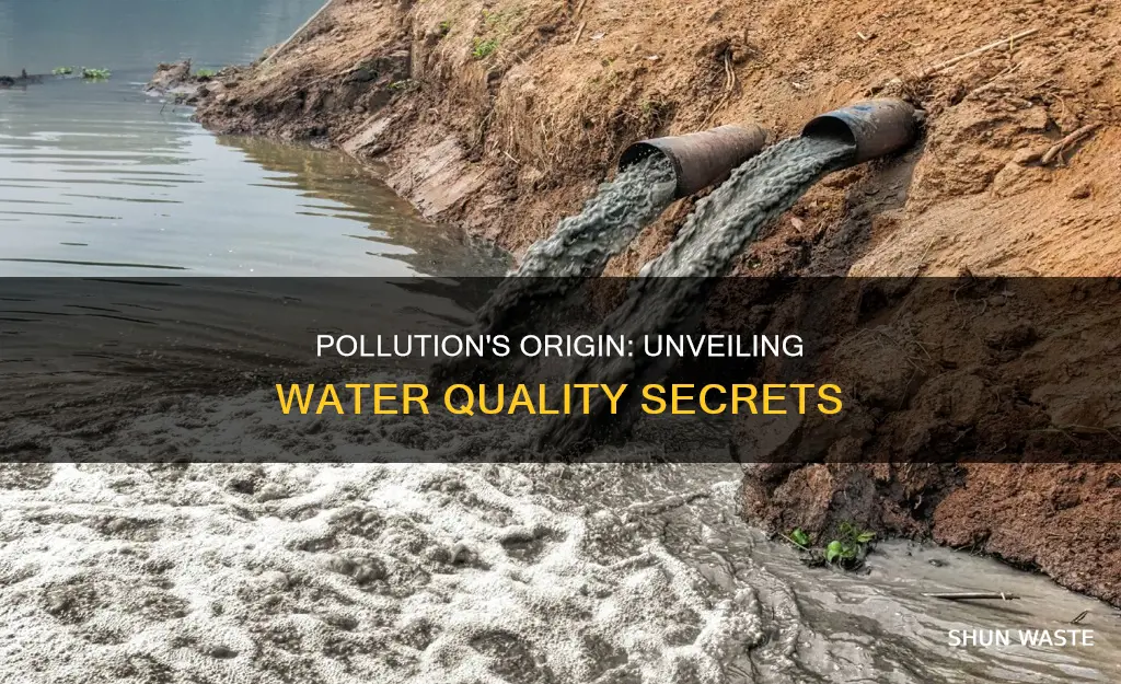 does the source pollution tell the quality of the water