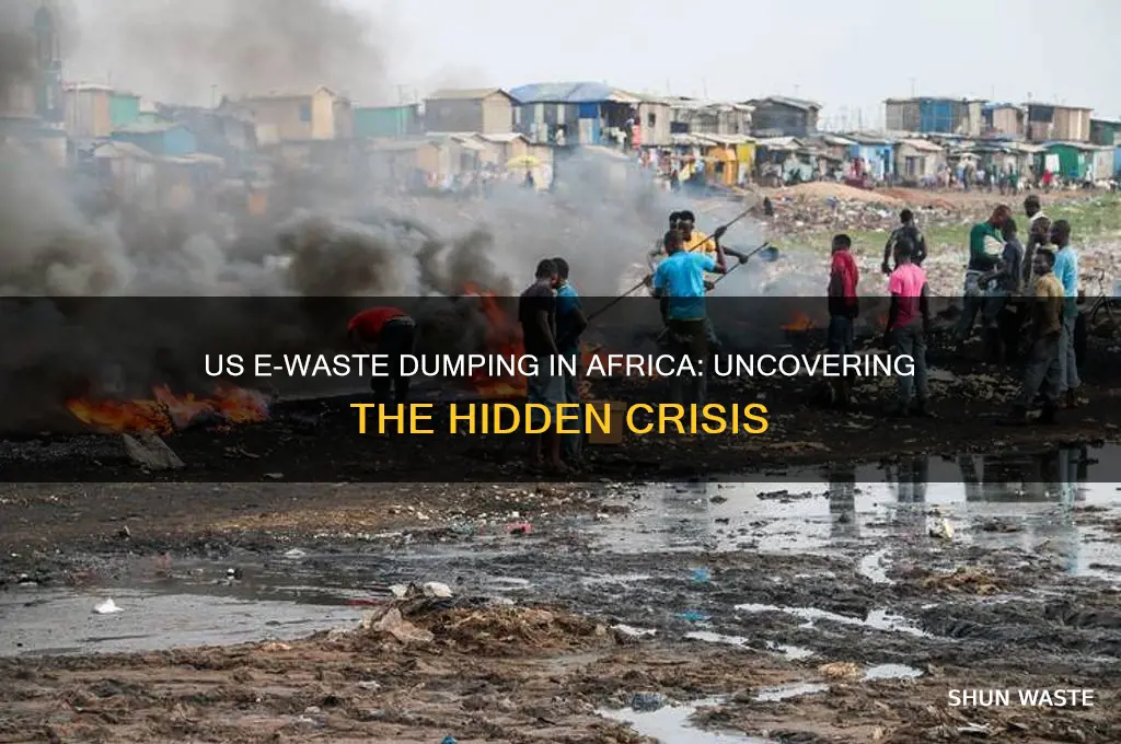 does the us dump e waste in africa