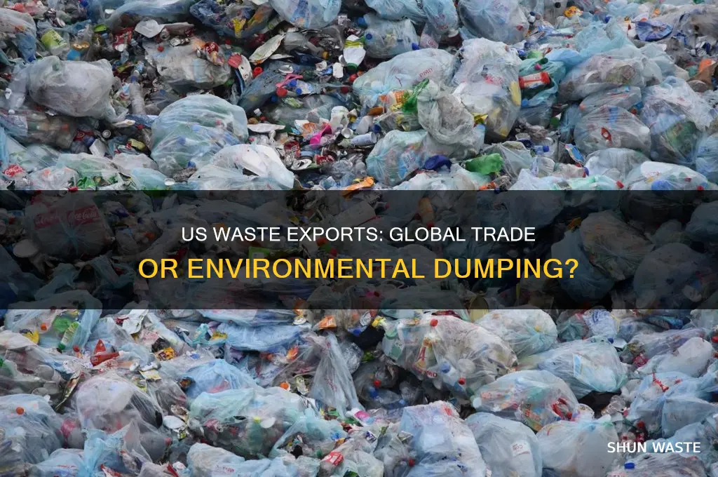 does the us sell its waste to other countries