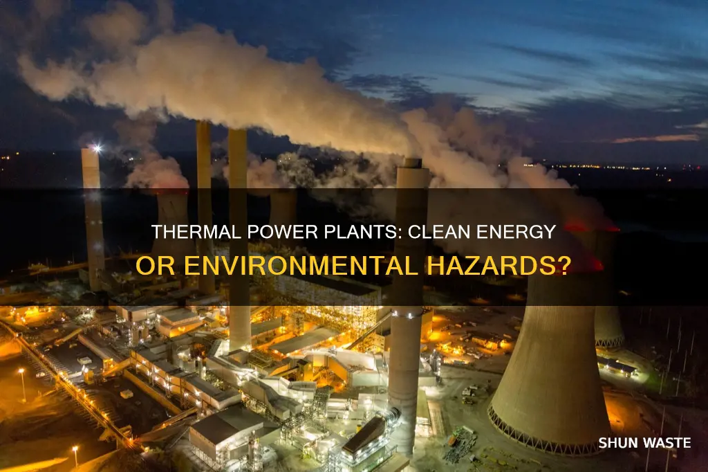 does thermal power plant cause pollution