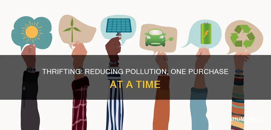 does thifting reduce pollution