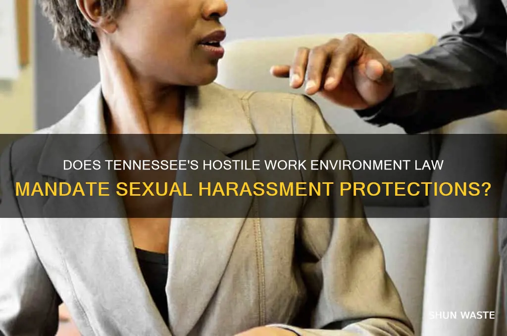 does tn hostile work environment law require sexual harrassment