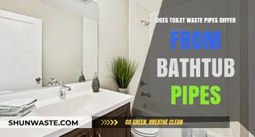 Toilet vs. Bathtub Pipes: Key Differences in Plumbing Systems