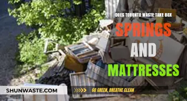 Toronto Waste Disposal: Box Springs and Mattresses Accepted?