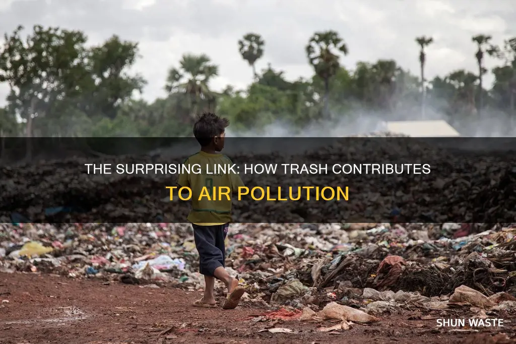 does trash cause air pollution