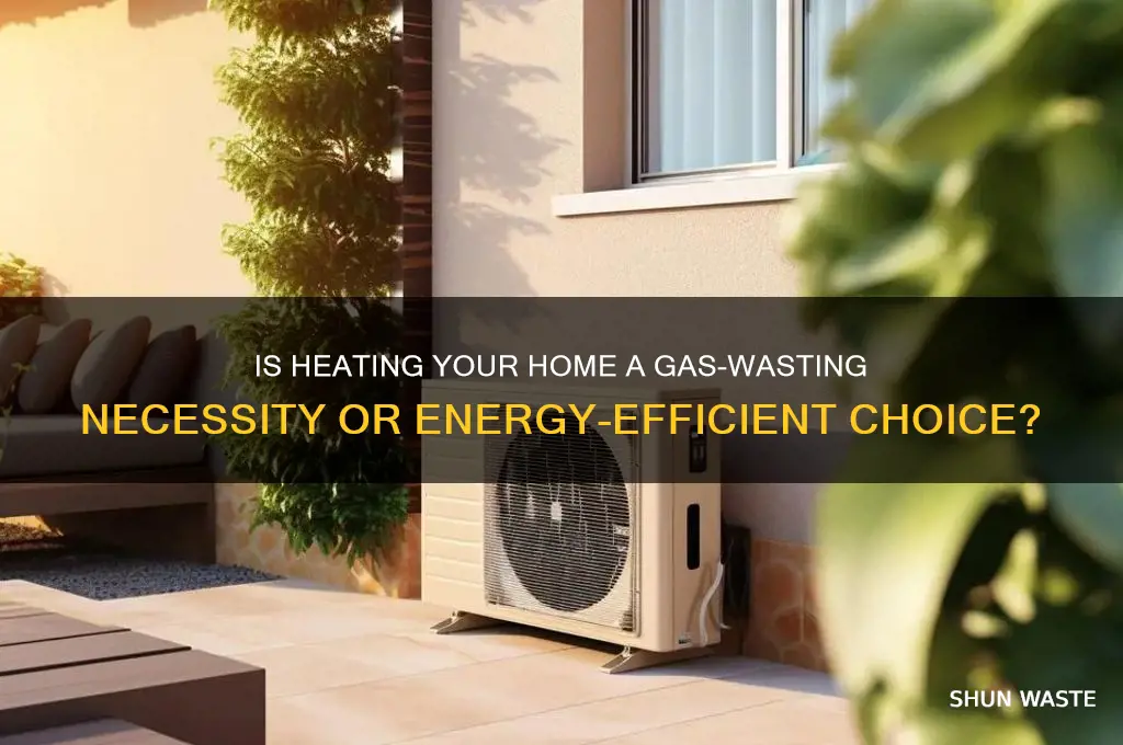 does turning on the heat waste gas