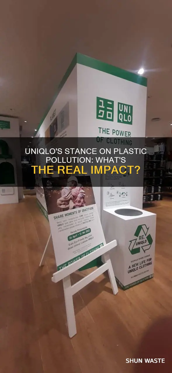does uniclos mention plastic pollution