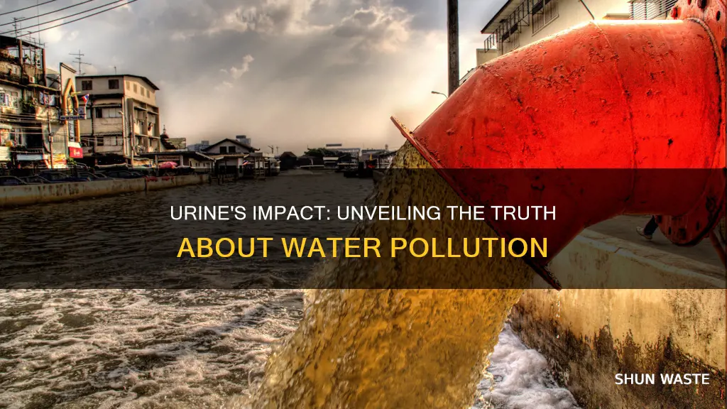 does urine pollute water