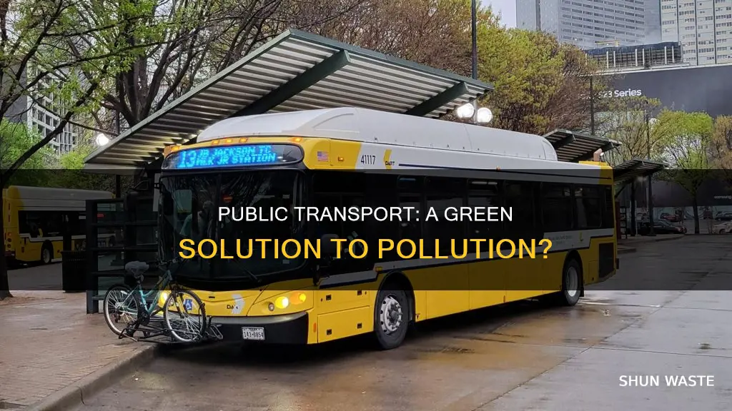 does using public transportation reduce pollution