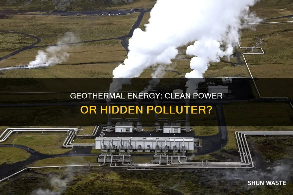 does usinggeothermal energy cause pollution