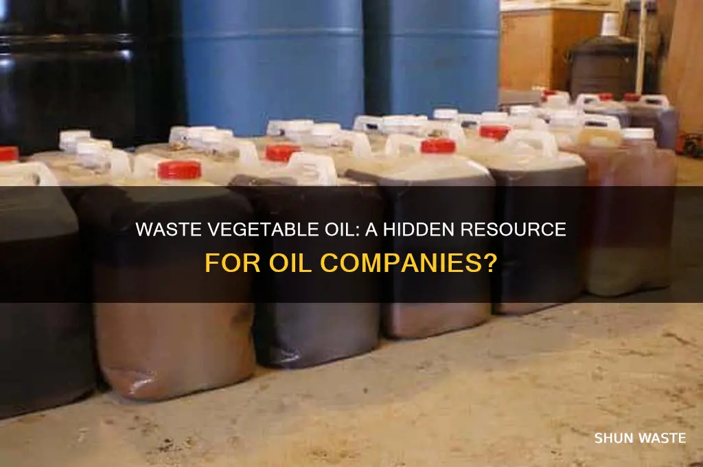 does vegetable oil companies have waste vegetable oil