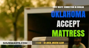Waste Connections Duncan, OK Mattress Disposal: Accepted or Not?