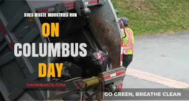 Columbus Day Operations: Do Waste Industries Work on the Holiday?