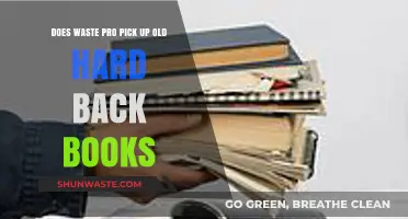 Does Waste Pro Accept Old Hardback Books for Recycling?