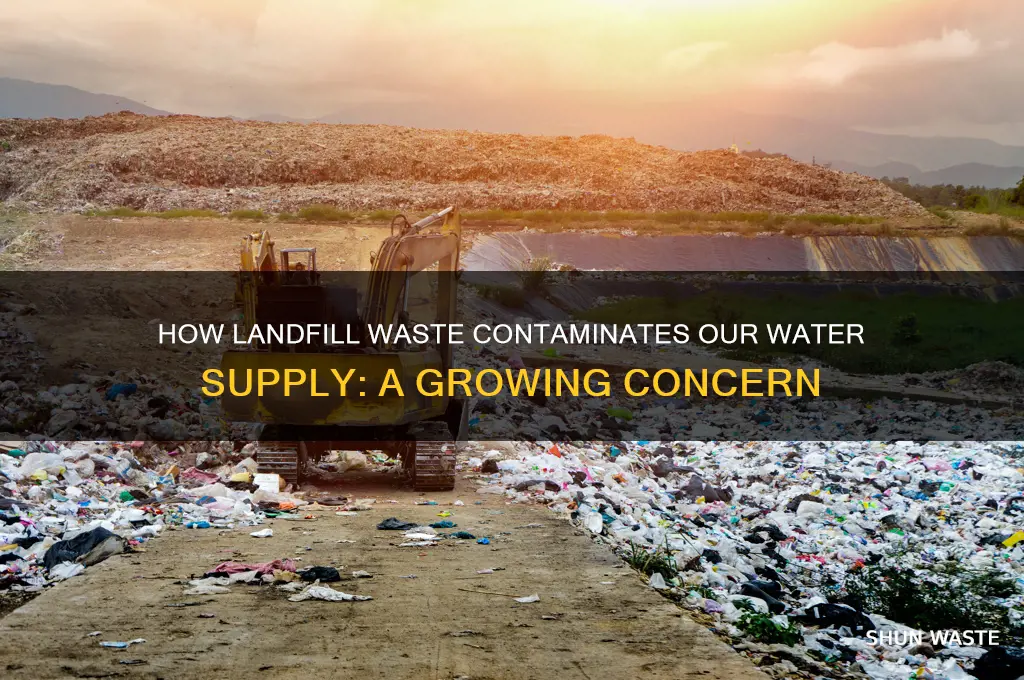 does waster in dumpyards end in water supply