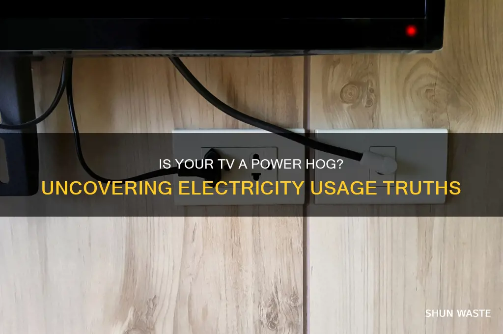 does watching tv waste a lot of electricity