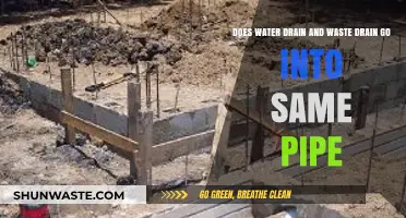 Do Water and Waste Drains Share the Same Pipe? Explained